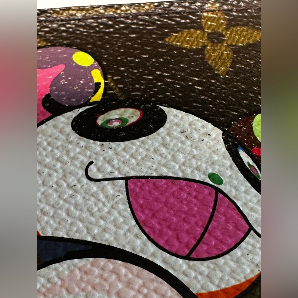 Louis Vuitton Monogram Takashi Murakami Panda Porte-Monnaie Zippy Wallet - Picture 9 of 11